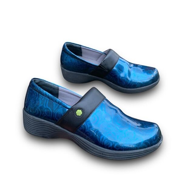 Dansko Work Wonders Women's Size 37 US 7 Blue Nursing Shoes Clogs Slip On - Picture 9 of 16